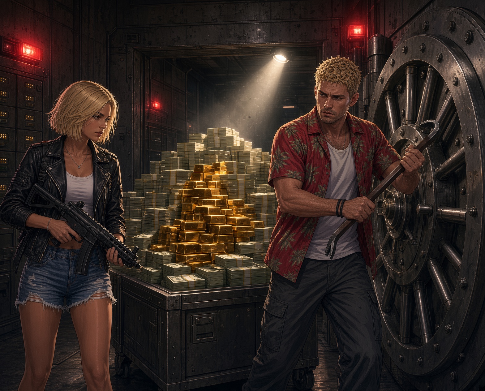 Cracking the vault of gold and cash